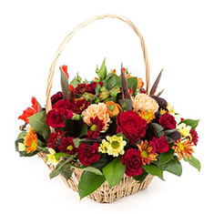 Florist Christmas Basket 