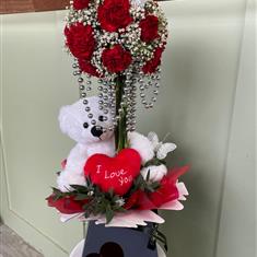 I Love You Teddy Bears Garden